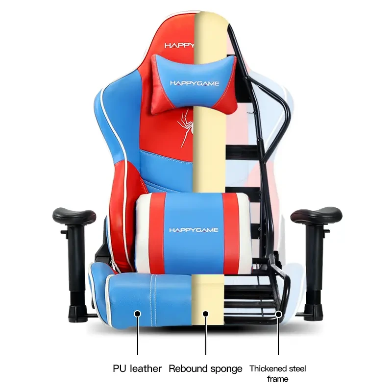 HAPPYGAME Spider Gaming Chair with Swivel and Locked Wheels 1