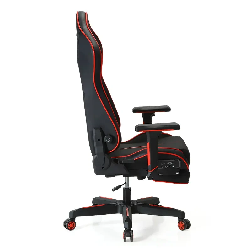 HAPPYGAME Gaming Chair with Light on The Back and with Bluetooth Vibrator 1