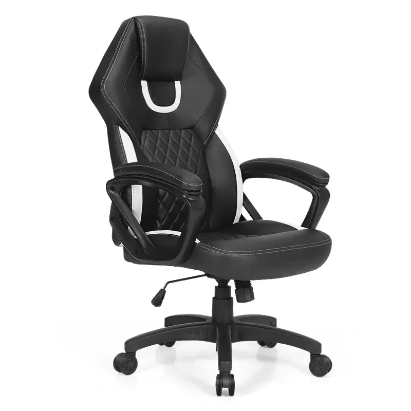 HAPPYGAME Office Chair Modern Adjustable Executive Chair Racing Style Chair 1