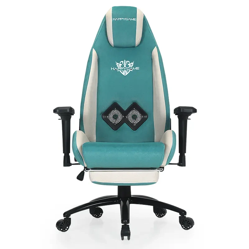HAPPYGAME Gaming Office High Back Computer Ergonomic Chair with Footrest and Fan 1