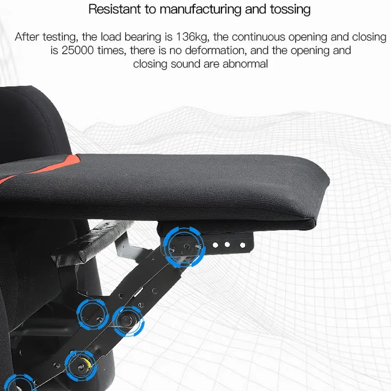 HAPPYGAME 360 Degree Swivel Sofa Chair for Adults Adjustable Soft Racing Style Recliner 1