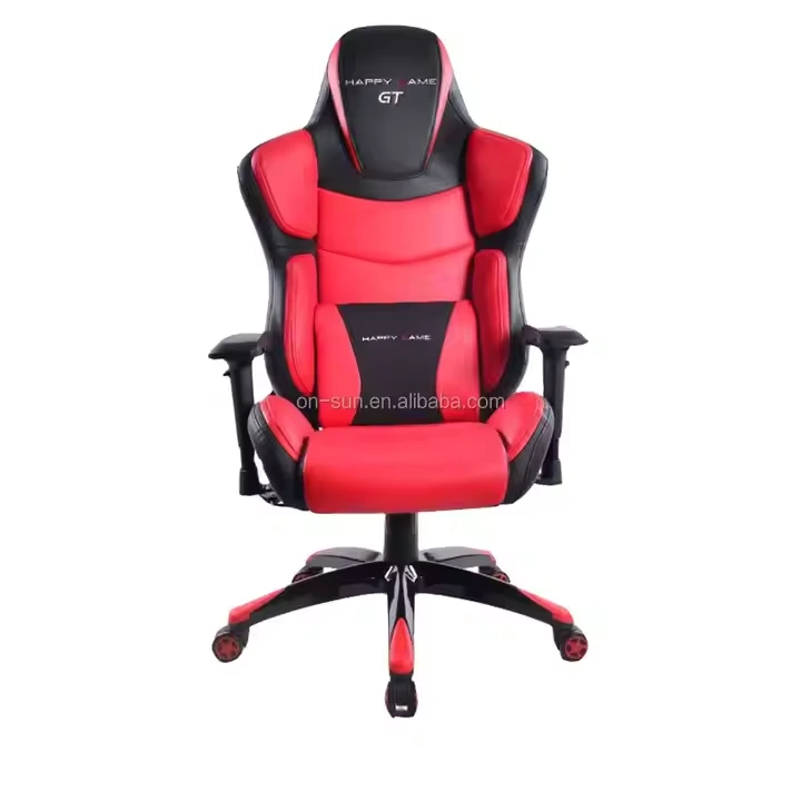 Leather Gaming Chair High Back Ergonomic Reclining Office 7615 1