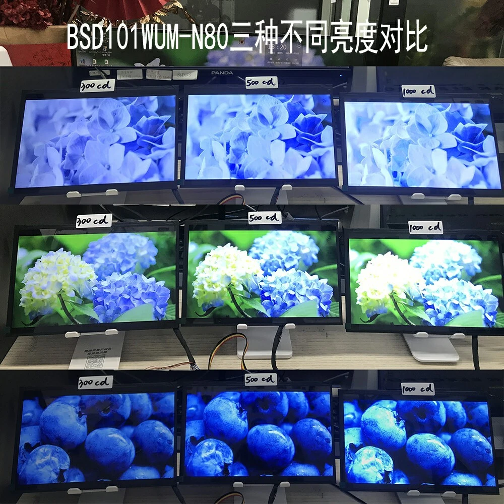 10.1 אינץ '1920x1200 1000NITS תצוגה LCD מסך BSD101WUM-N80-1000CD 1