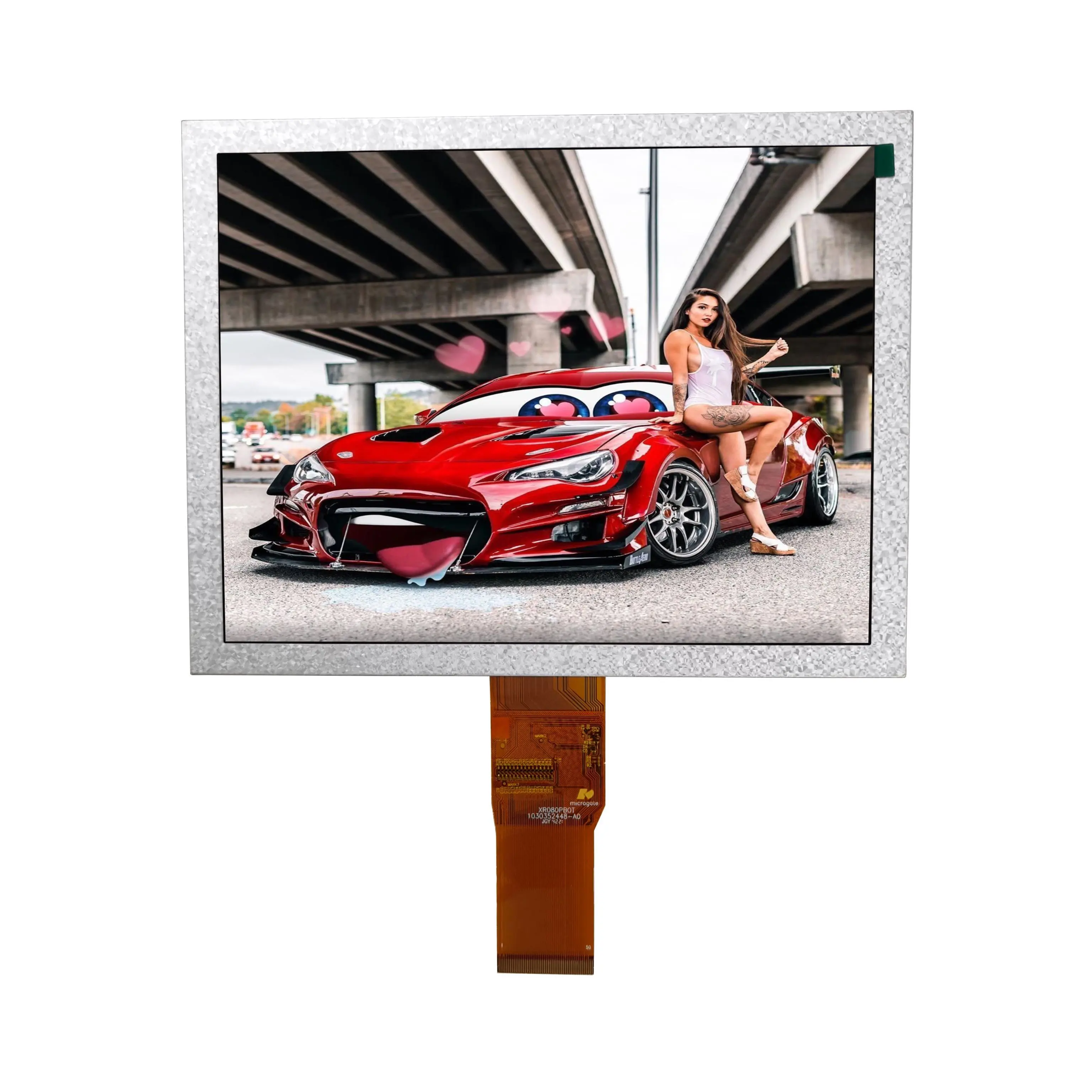 BOE 8 Zoll 800x600 TN TFT LCD-Bildschirm GT080S0M-N12 1