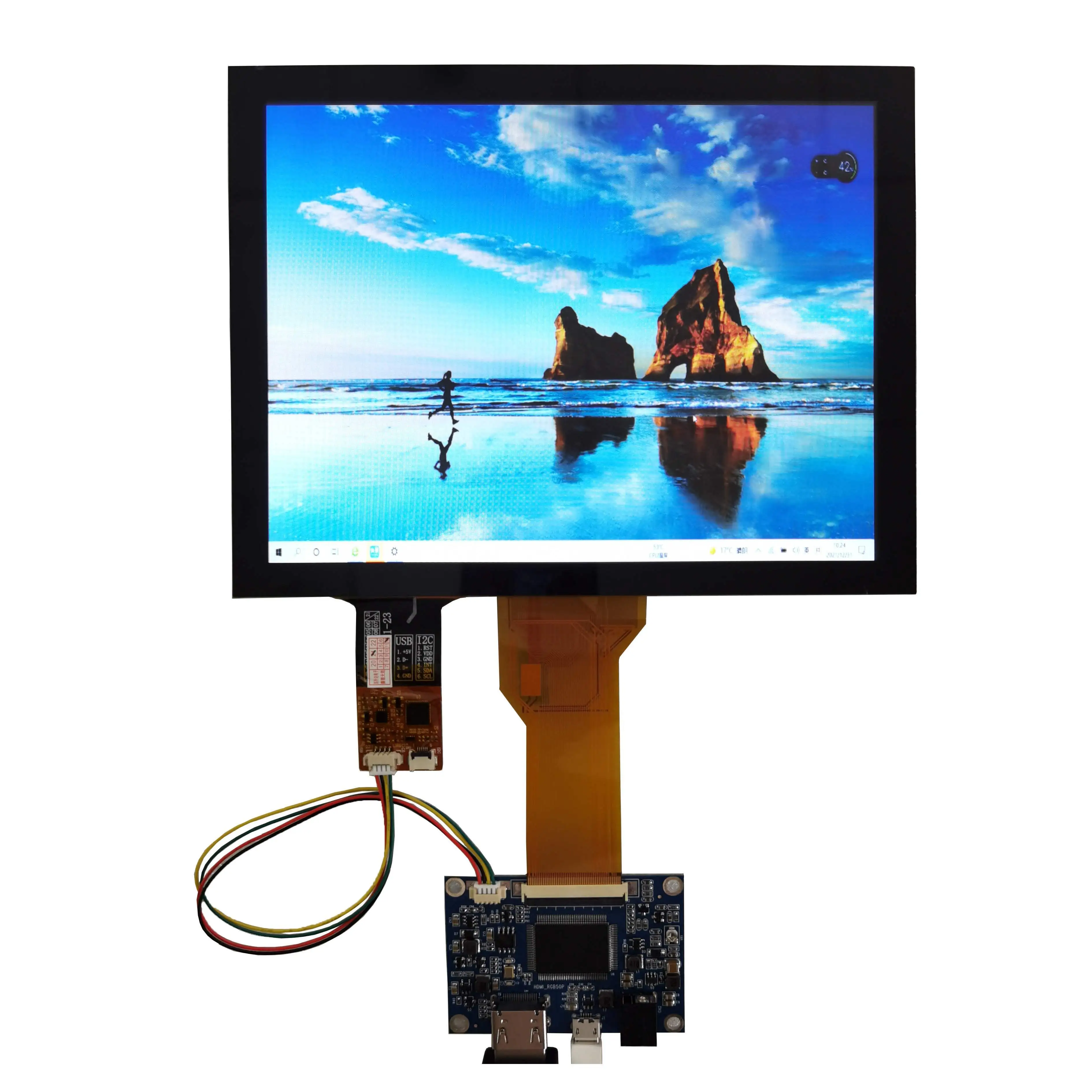 Innolux 8 Zoll 800x600 TN TFT LCD-Bildschirm EJ080NA-05B 1
