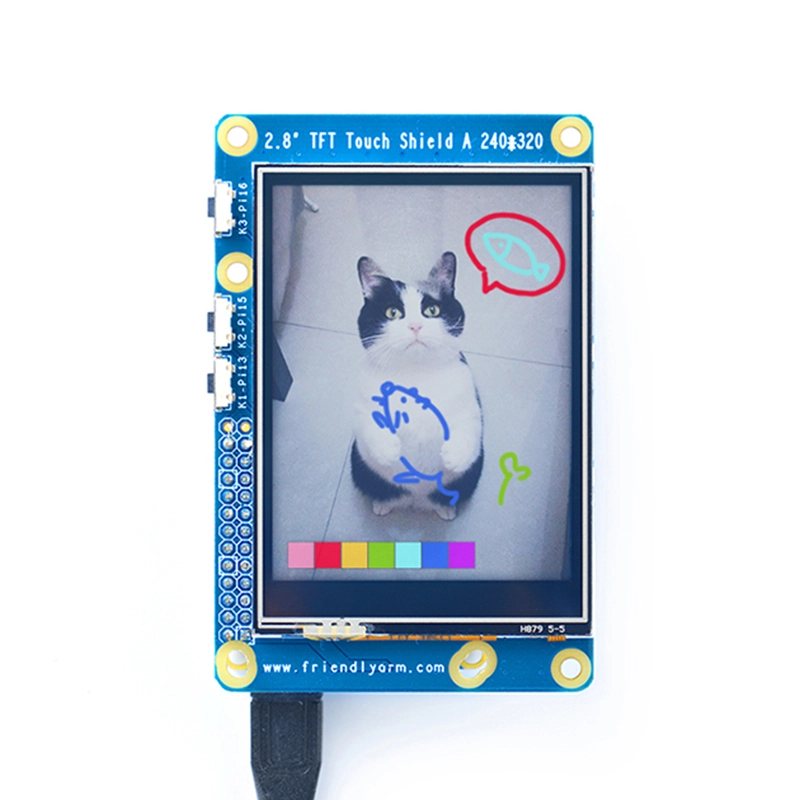 Matrice 2,8 pouces 240x320 LCD SPI TFT avec touche-m résistive28 1