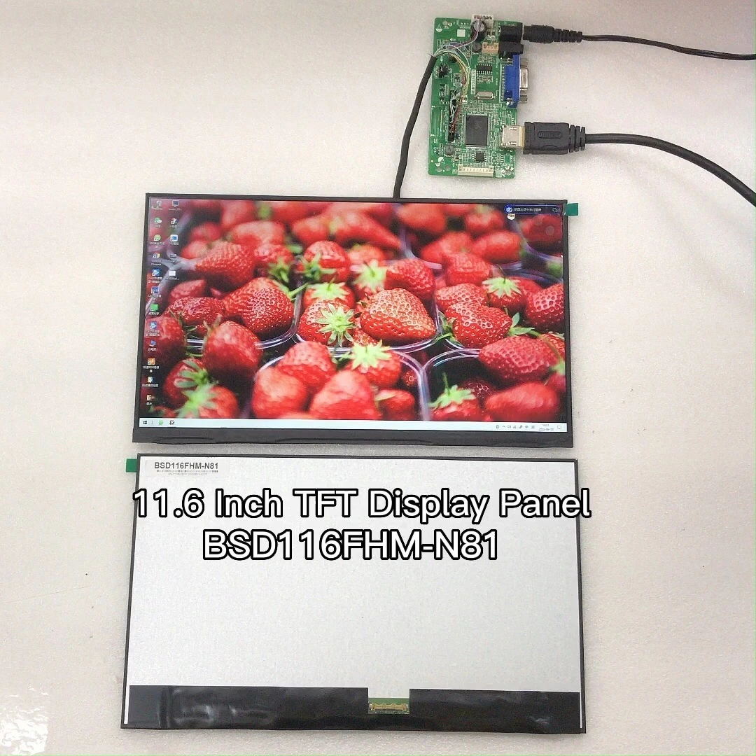 11,6 inch BSD116FHM-N81-350CD Mô-đun LCD LCD LVDS-HDMI 1920*1080 1