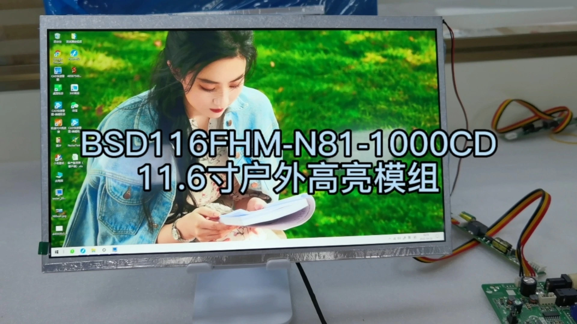 11,6 Zoll TFT Outdoor LCD-Bildschirmmodul BSD116FHM-N81-1000CD 1