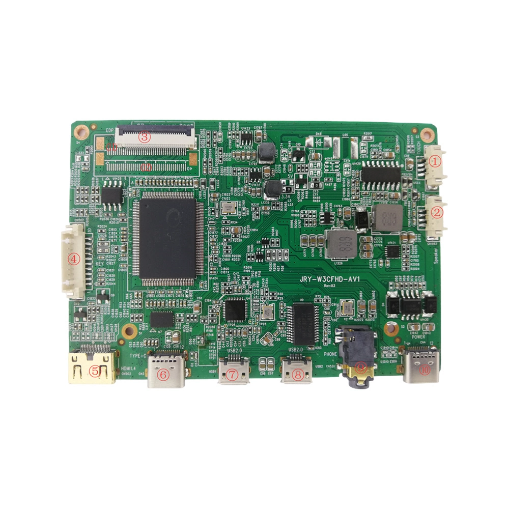 Universal LCD Controlller Pantniple Driver Driver Board HDMI+Type-C Dual-Input 1