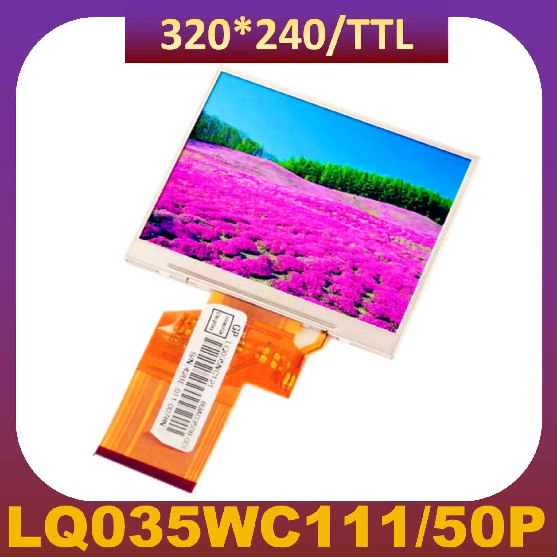 3,5 inç 320x240 TFT LCD Ekran Kiti LQ035NC111 1