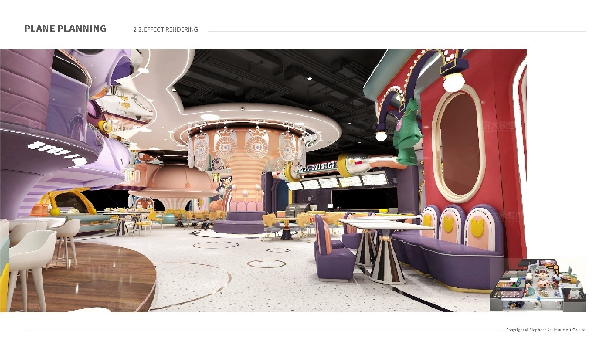 Maxlevel Family Entertainment Center-ESAC Family Restaurant Theme Park Design 1