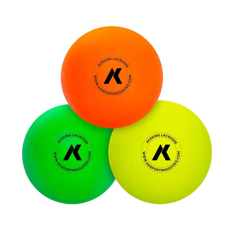 Lacrosse Balls/Soft Rubber Lacrosse Balls for Kids & Youth Player Bright Colors 1