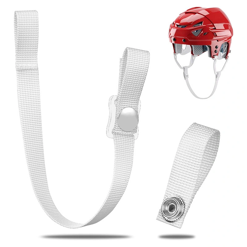 Remplacement à un seul snap avec boucle renforcée, kit de réparation de sangle de menton de casque de hockey pour les jeunes & Casques de hockey sur glace à vitesses adultes 1