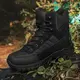 Mens Comfortable Work Boots Rubber by CHENG-HAO 4