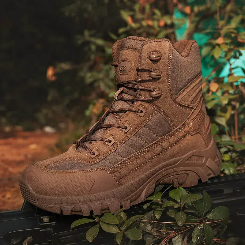 Mens Comfortable Work Boots Rubber by CHENG-HAO 3