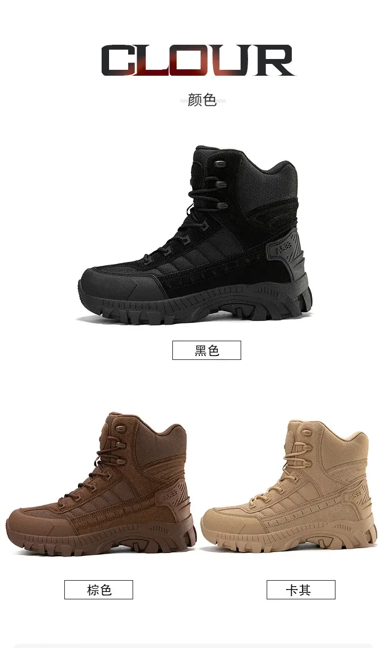 Mens Comfortable Work Boots Rubber by CHENG-HAO 6