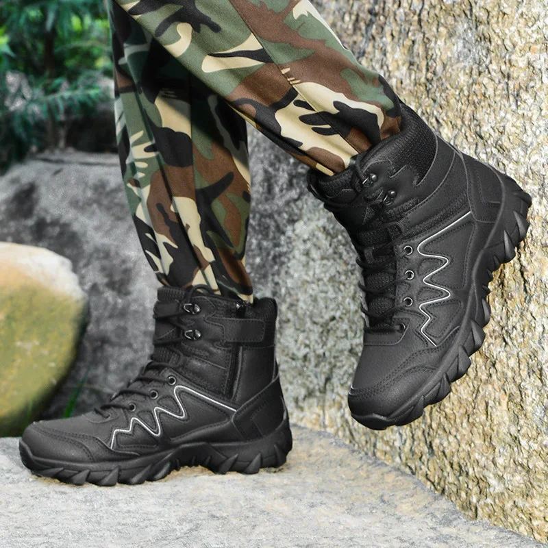 Men's Outdoor Winter Sports Boots Plus Size 39-47 for Training & Mountaineering 1