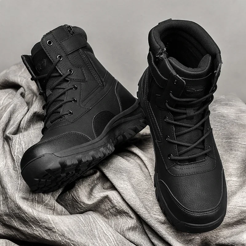 Men's Plus Size Outdoor Hiking Snow Boots - Desert Training & Hunting 1
