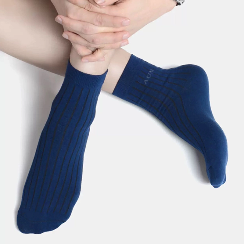 High-End President Business Sweat-Absorbing Cotton Socks 1