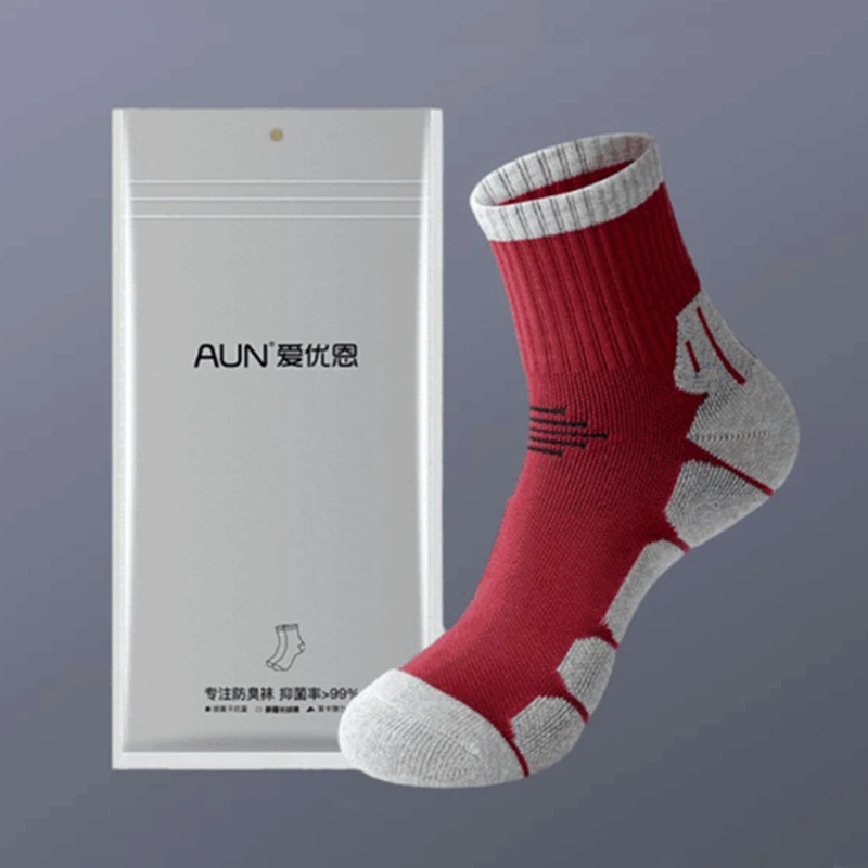 Sport Socks Medium Basketball Socks For Men's Actual Combat Training 1