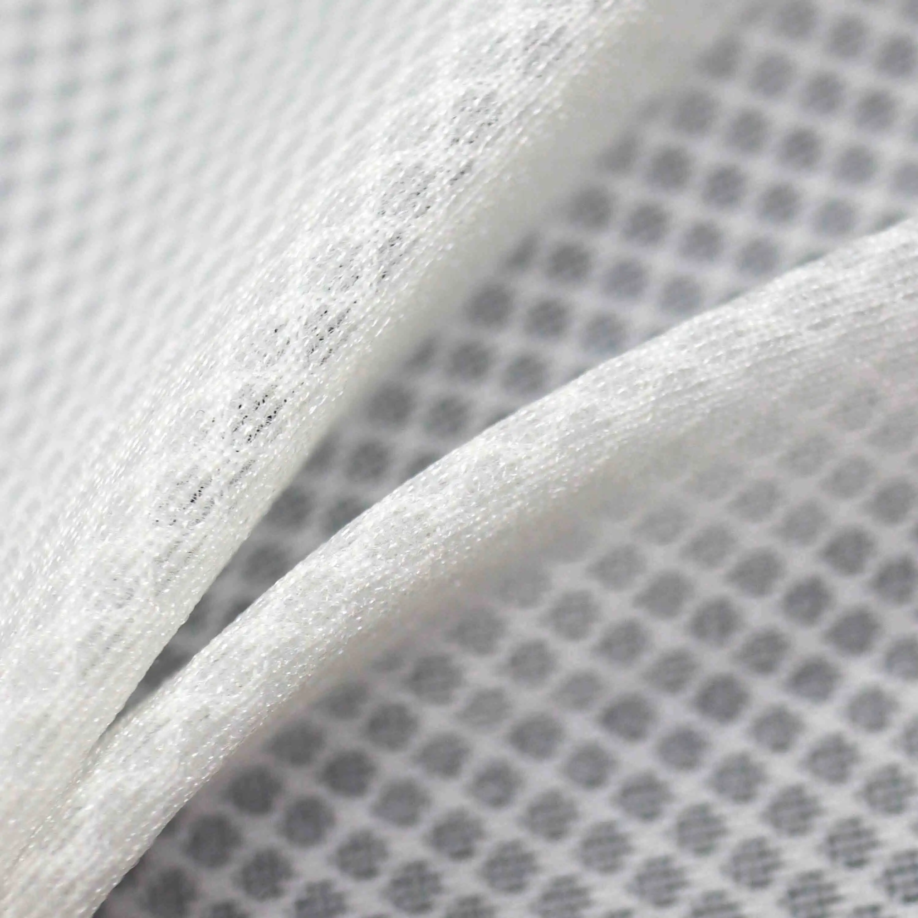 Warp knit regular double-sided single triple mesh D3320F Upper layers feel comfortable and breathable soft white 1