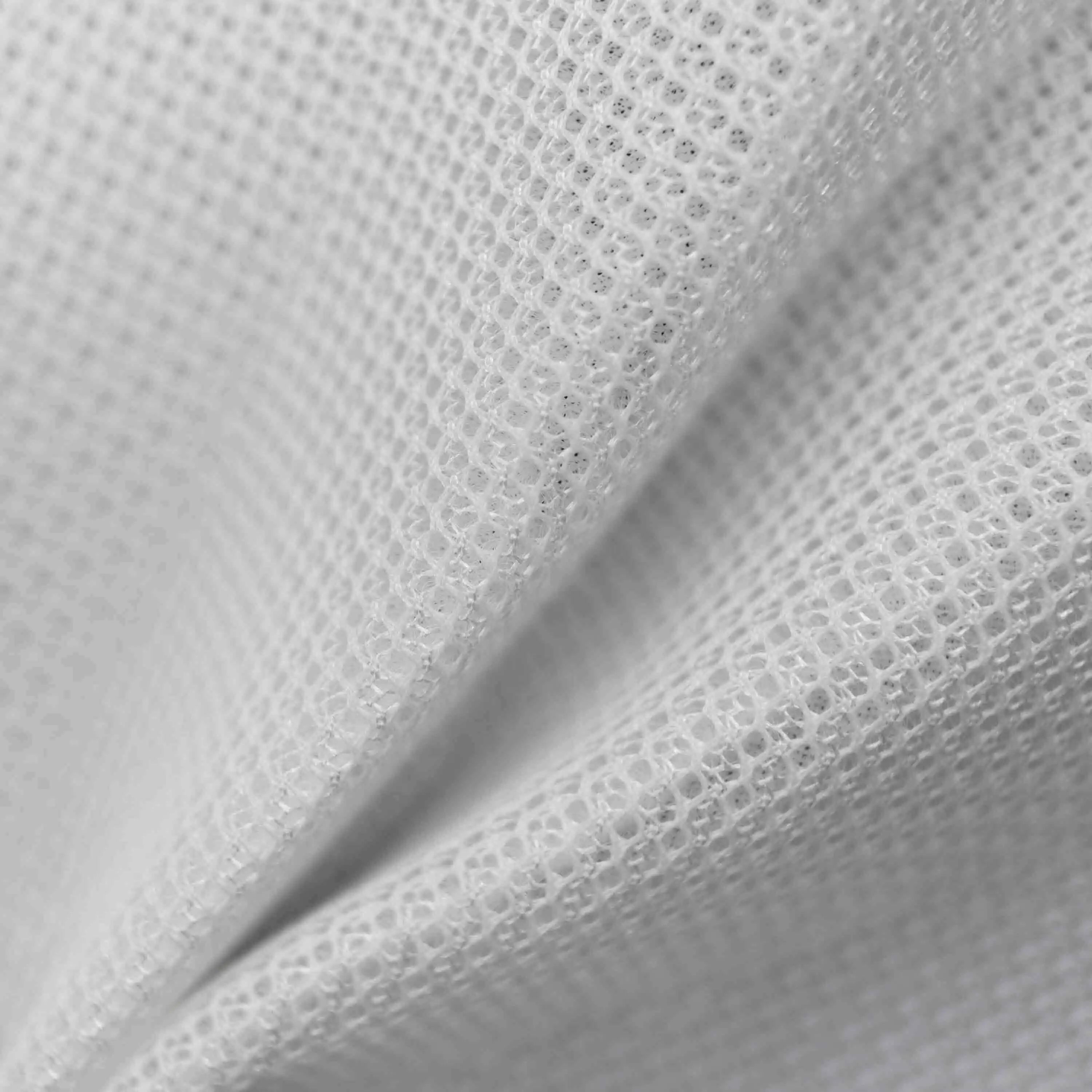 Warp knit regular double-sided three-layer mesh D3710F Upper public version of the shoe comfortable breathable soft white 1