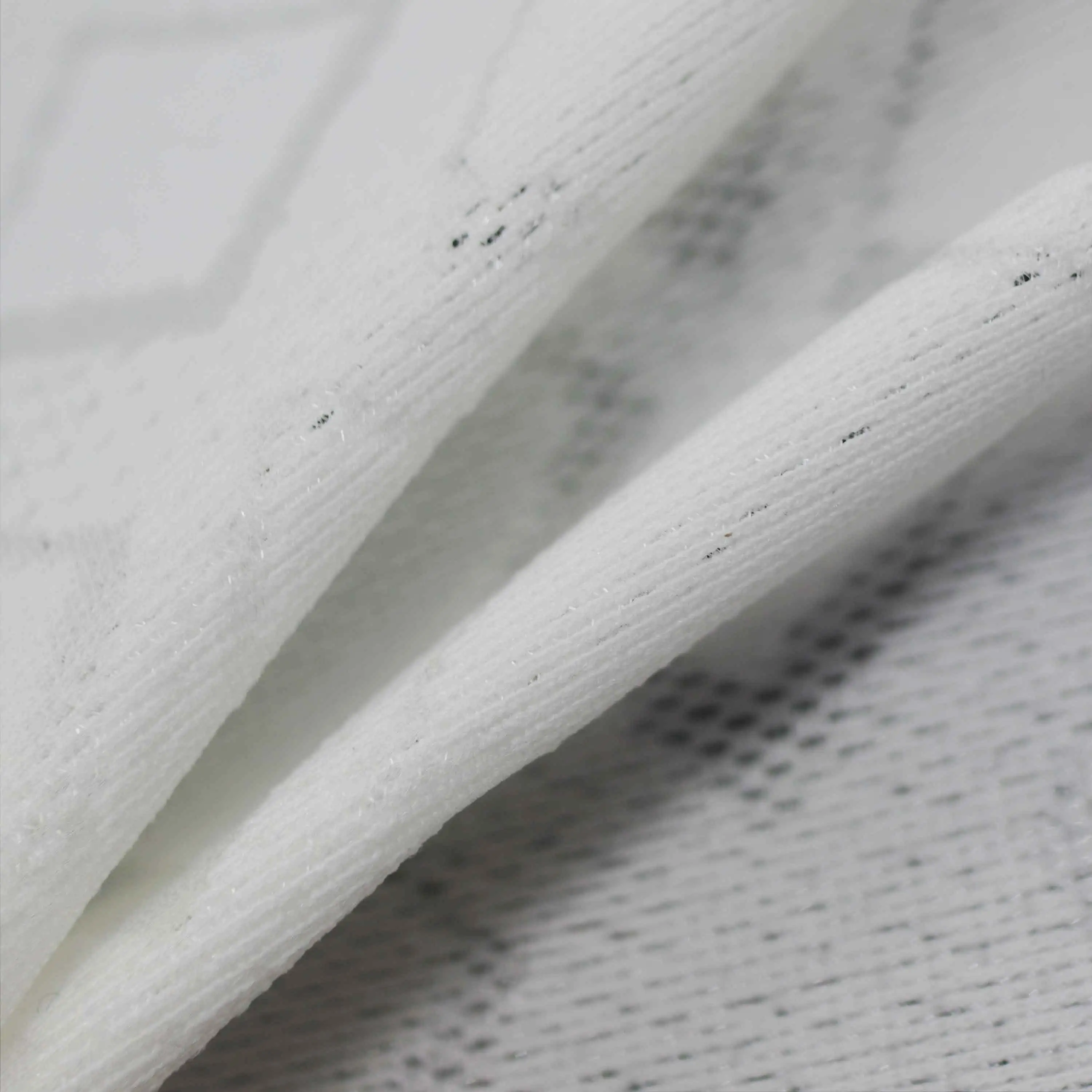 Warp knitting double-sided single jacca yarn frame three layers SCJ13060FX shoes upper public version of comfortable breathable soft white 1