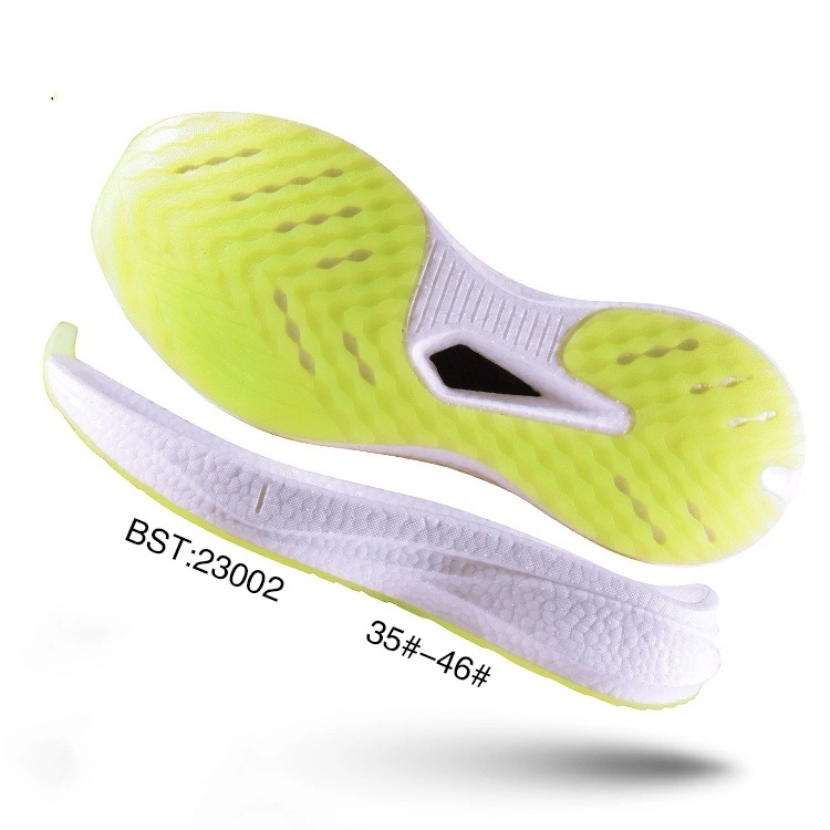 Chaussures matières premières semelles personnalisées QS-23002 taille 35-45 matériau pop-corn RB peinture par pulvérisation 1