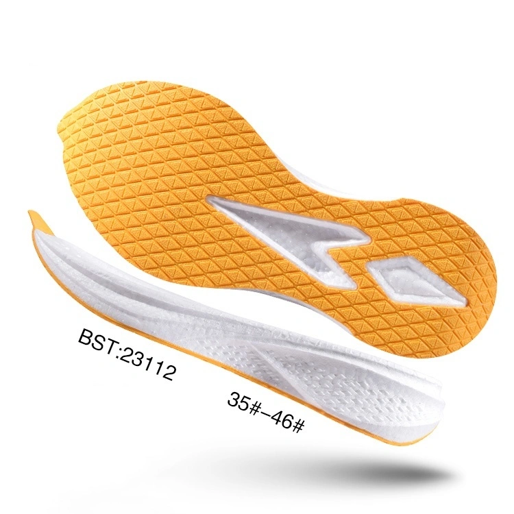 Semelles de chaussures de sport personnalisées QS-23112, taille 35-46, matériau pop-corn RB TPU 1