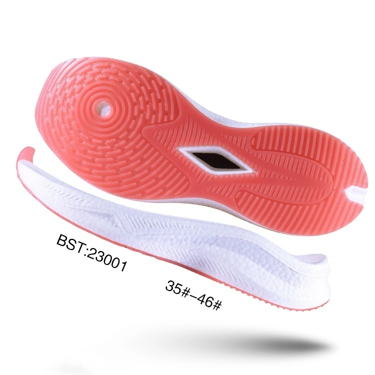 Semelles de chaussures de sport personnalisées QS-23001 taille 35-45, matériau pop-corn + RB 1