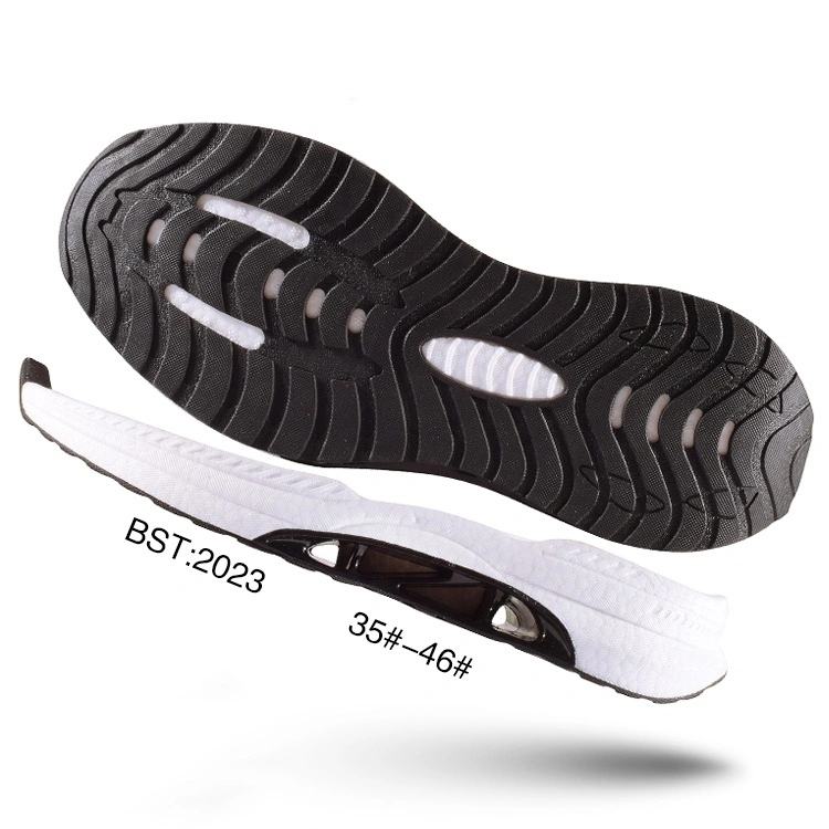 Sports shoes sole material customized model 2323 white true explosion +TPU+TPR size 35-44 1