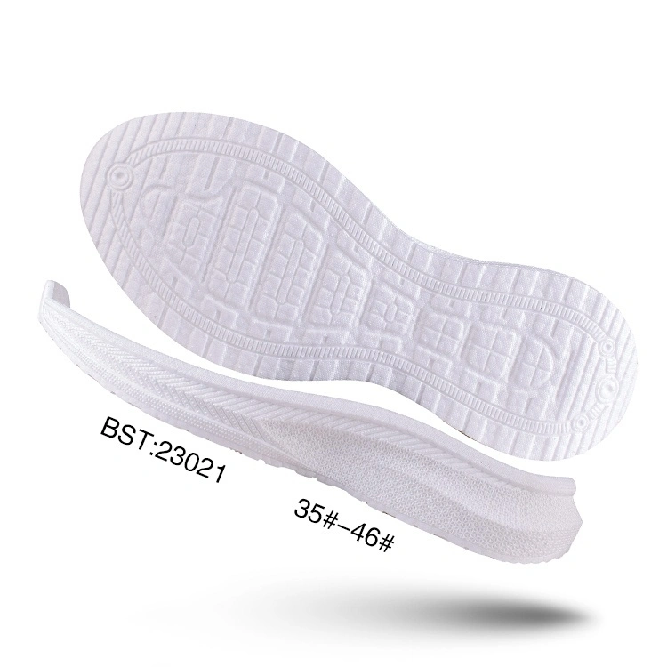 Sports shoes sole material customized model 23021 white true explosion +TPU+TPR size 35-46 1