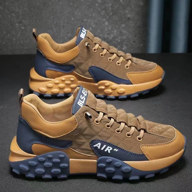 Sports shoes men's 2025 autumn and winter men's shoes tide Joker men's casual daddy shoes ultra-light shock absorption running shoes men. 1
