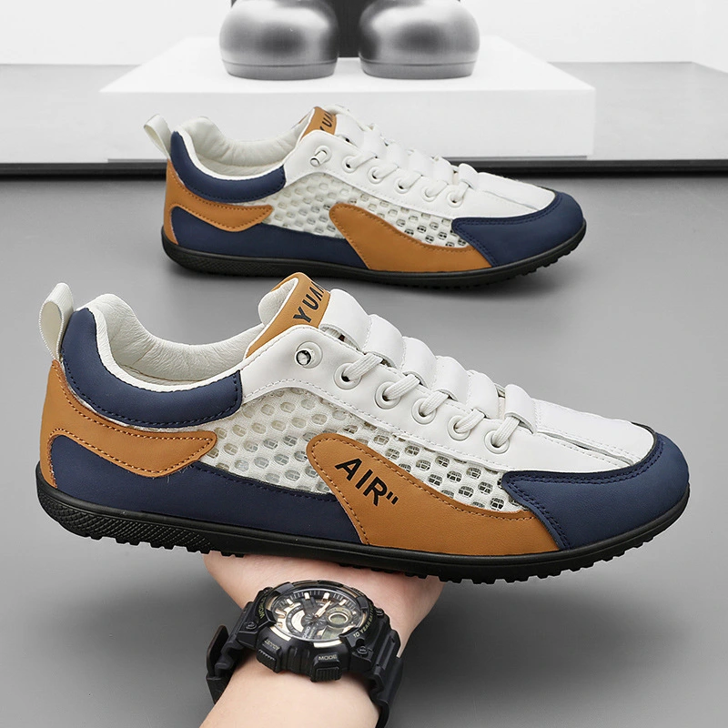 Men's shoes 2025 new summer thin mesh breathable casual shoes men's work Joker Forrest Gump sports tide shoes 1