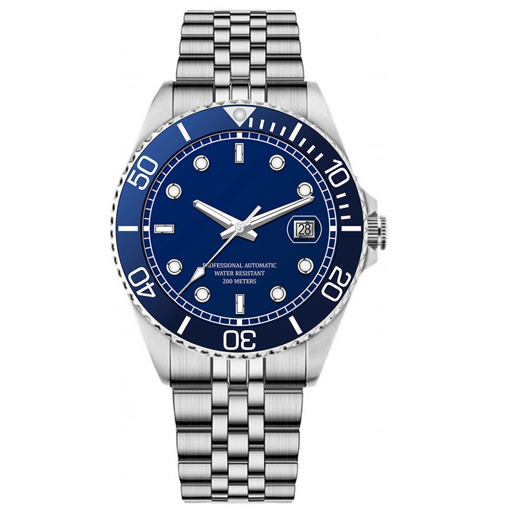MIGAGA Orologio subacqueo automatico con lunetta girevole da uomo U004NH-42 1