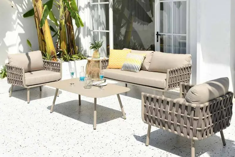 Outdoor Safa Set allaluminium39 2