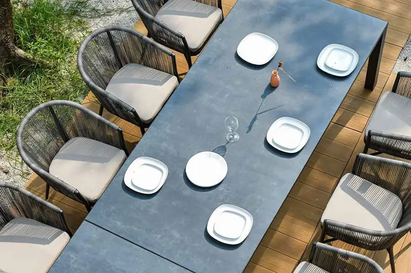 rectangular Outdoor Dining Table 2