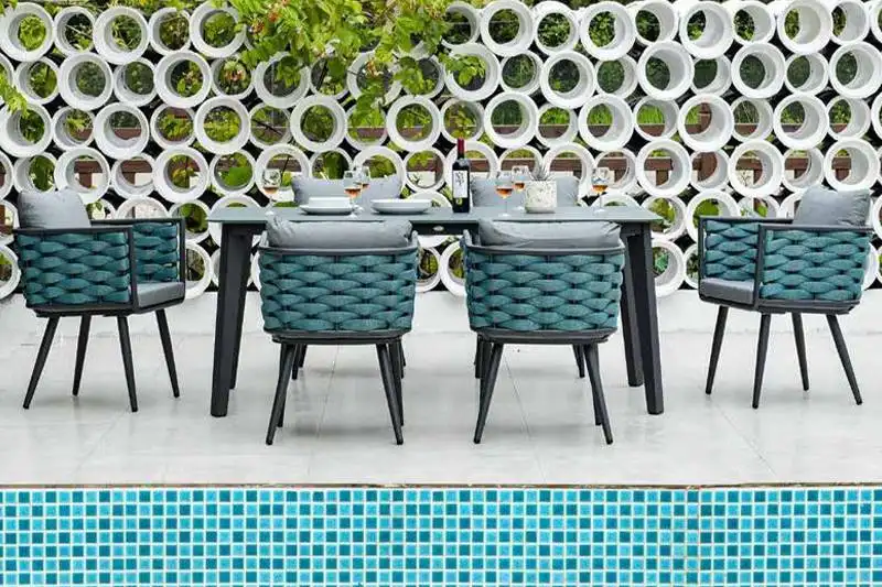 Outdoor Dining Table extensible19 2