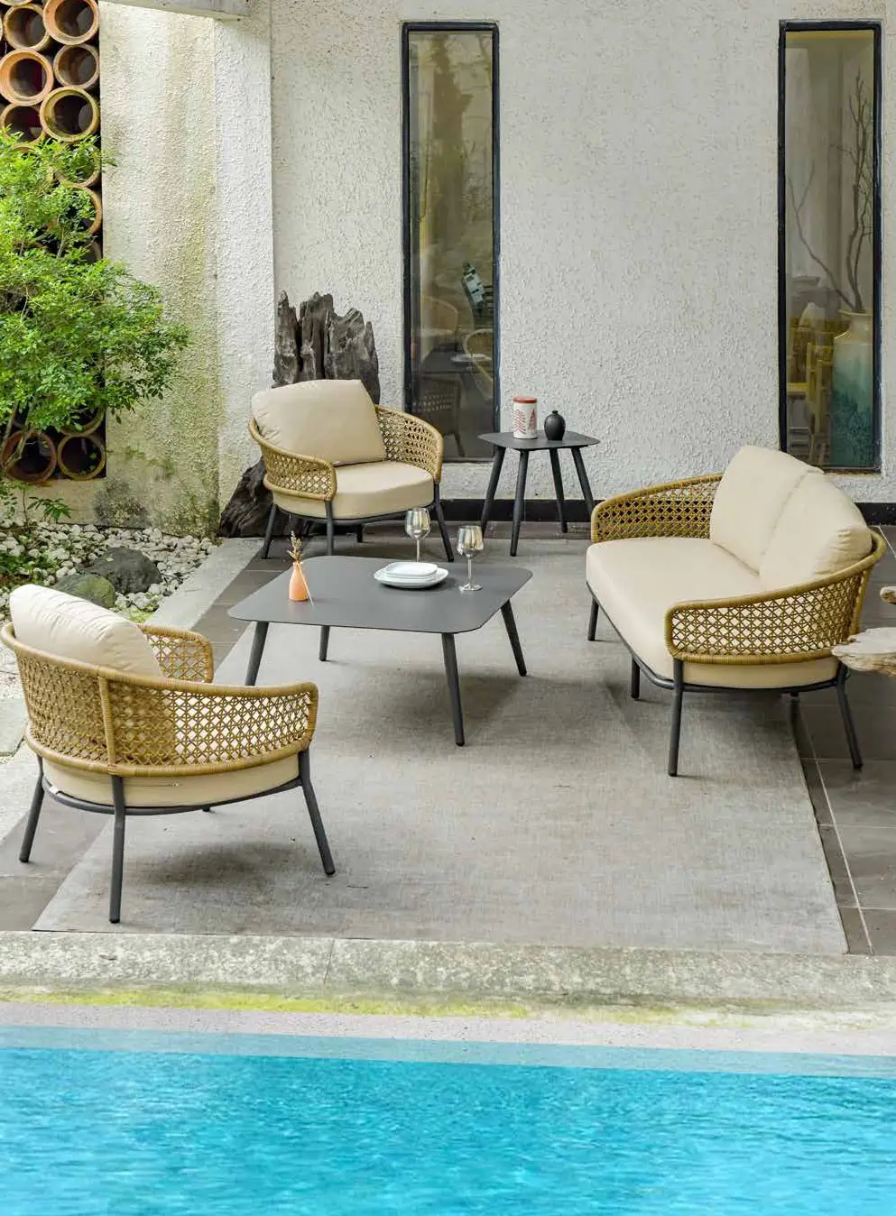 Outdoor Safa Set stainless 2