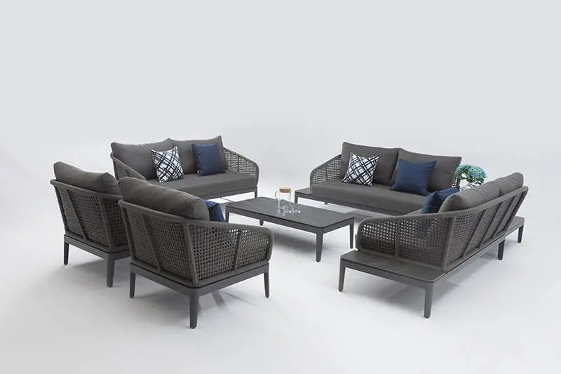 Wicker Rattan Gadheni Fenicha Sofa Chair Set NeCushion | 1