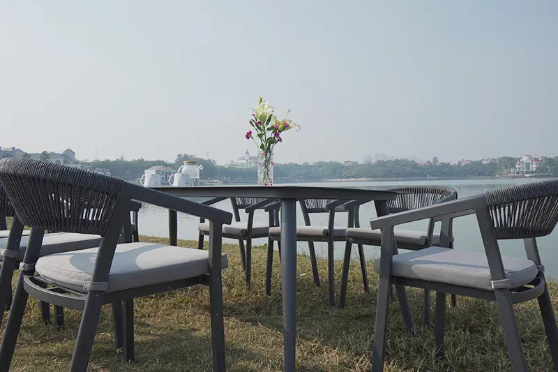 marble Outdoor Furniture Set 4