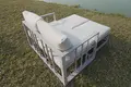 Outdoor Sofa Set with Aluminum Frame Stainless Steel Foot Strong Coffee Table3 5