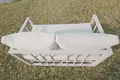 Outdoor Sofa Set with Aluminum Frame Stainless Steel Foot Strong Coffee Table3 3