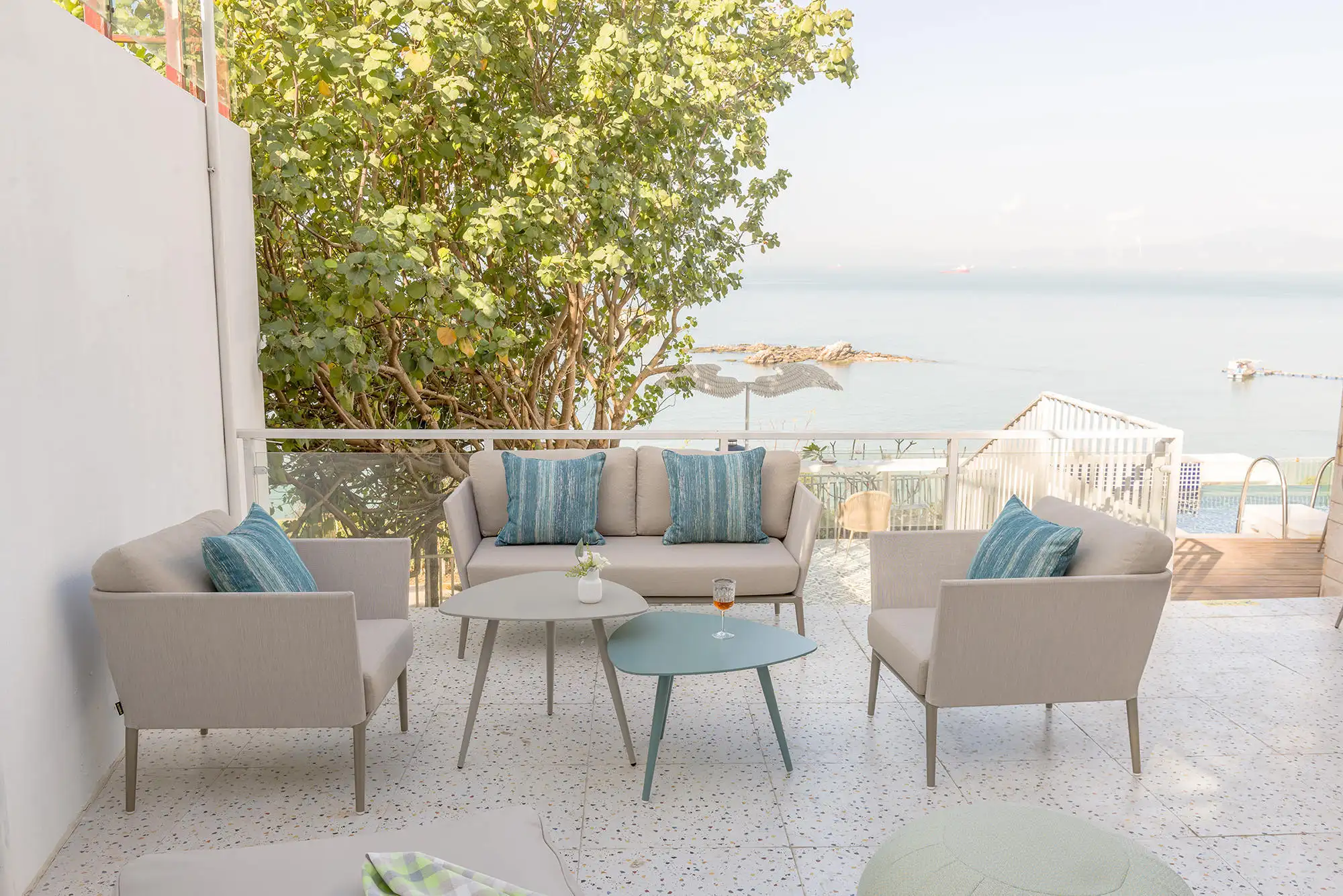 wicker Outdoor Safa Set 1
