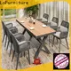 Outdoor Dining Table extensible4 1