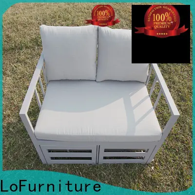 Outdoor Sofa Set with Aluminum Frame Stainless Steel Foot Strong Coffee Table1 1