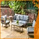 Outdoor Safa Set allaluminium49 1