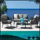 Outdoor Safa Set allaluminium53 1