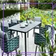 glass Outdoor Dining Table 1