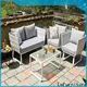 Outdoor Safa Set allaluminium74 1